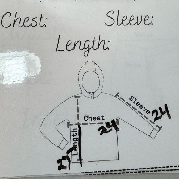 VENUS Blue Zip-Up Hoodie Jacket w/ Silver Sequin Angel Wings – Size M - Picture 3 of 3